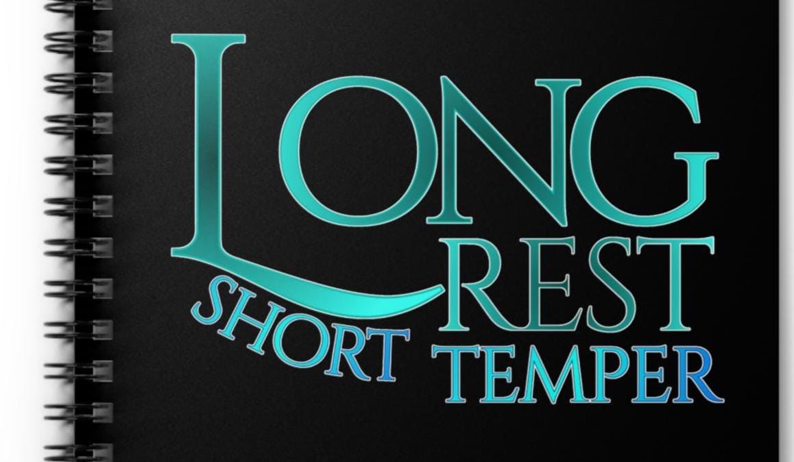 Long Rest Short Temper Dnd Goblin Witch Spiral Notebook