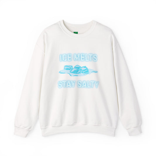 Ice Melts Stay Salty Anti ICE Crewneck Sweatshirt