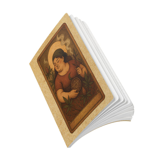 Witchcraft and THC Journal Cannabis Witch Notebook Tarot Grimoire Gift