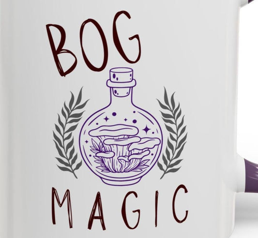 Bog Magic Coffee Mug - Goblincore Witch Cottagecore Design