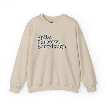 Spite Sorcery Sourdough Sweatshirt - Funny Kitchen Witch Crewneck