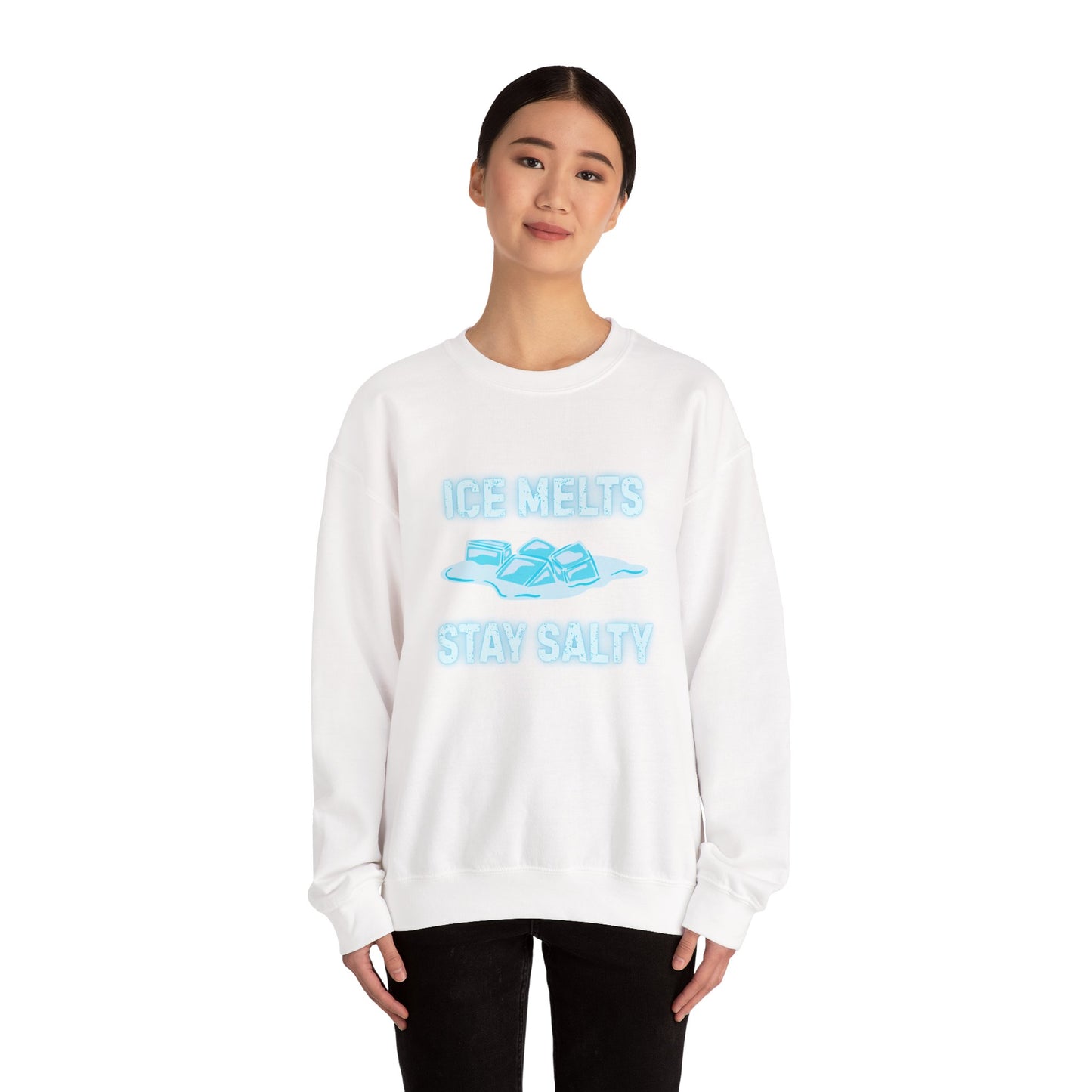 Ice Melts Stay Salty Anti ICE Crewneck Sweatshirt