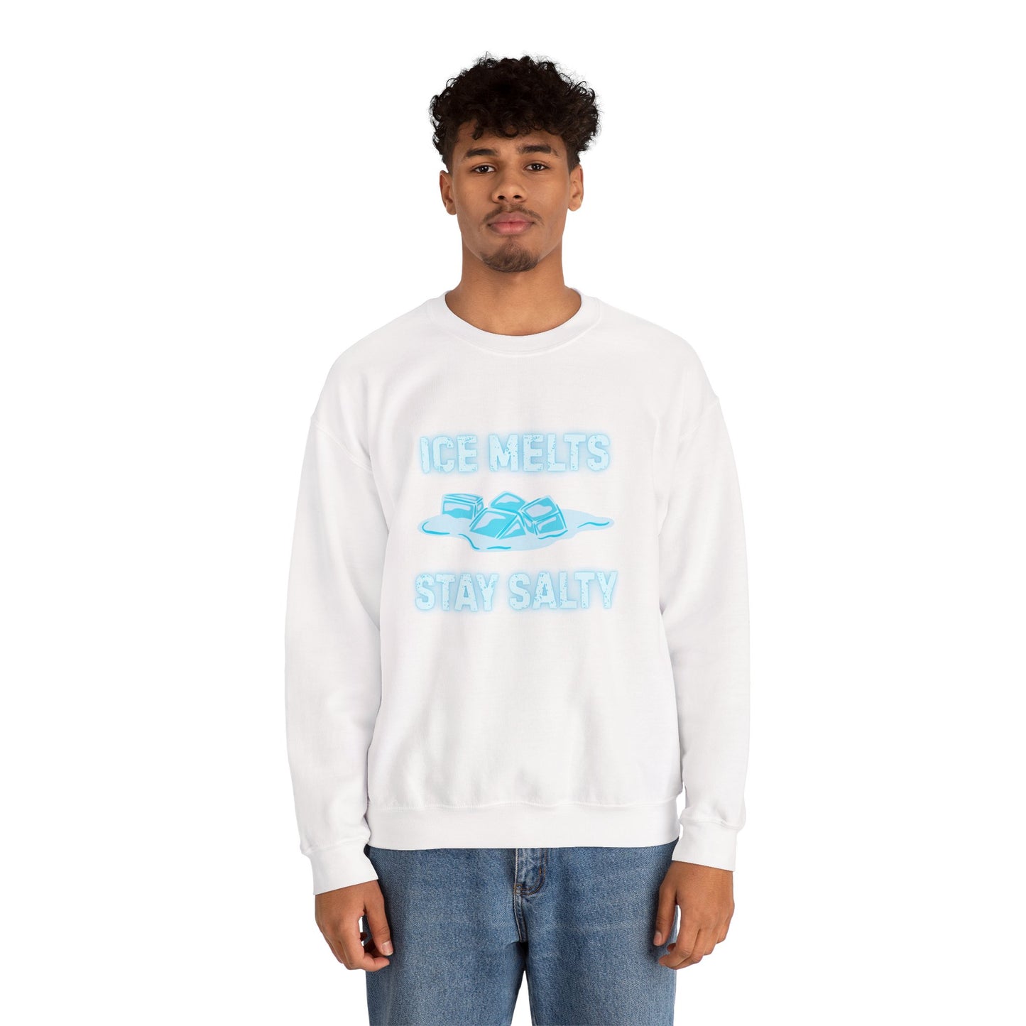 Ice Melts Stay Salty Anti ICE Crewneck Sweatshirt