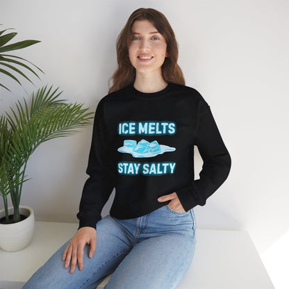 Ice Melts Stay Salty Anti ICE Crewneck Sweatshirt