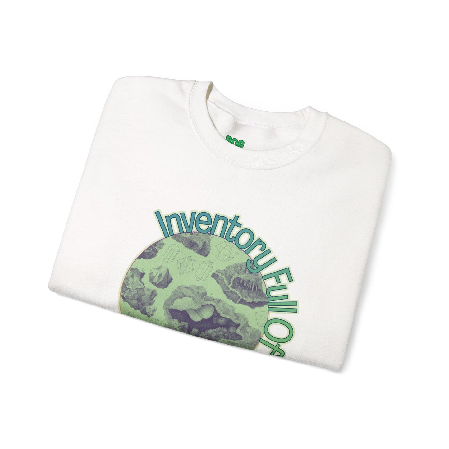 Inventory Full of Rocks Sweatshirt Goblincore DND TTRPG Crewneck