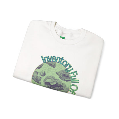 Inventory Full of Rocks Sweatshirt Goblincore DND TTRPG Crewneck