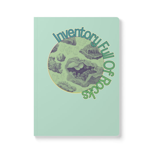 Inventory Full of Rocks Notebook Goblincore DND TTRPG Journal