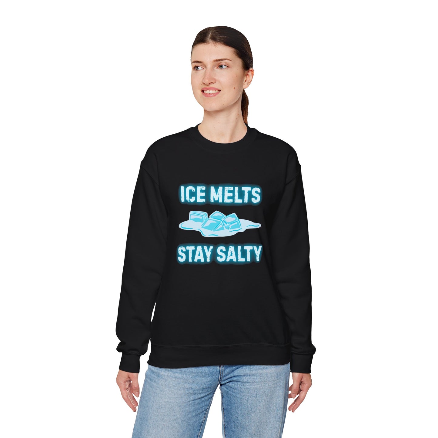 Ice Melts Stay Salty Anti ICE Crewneck Sweatshirt