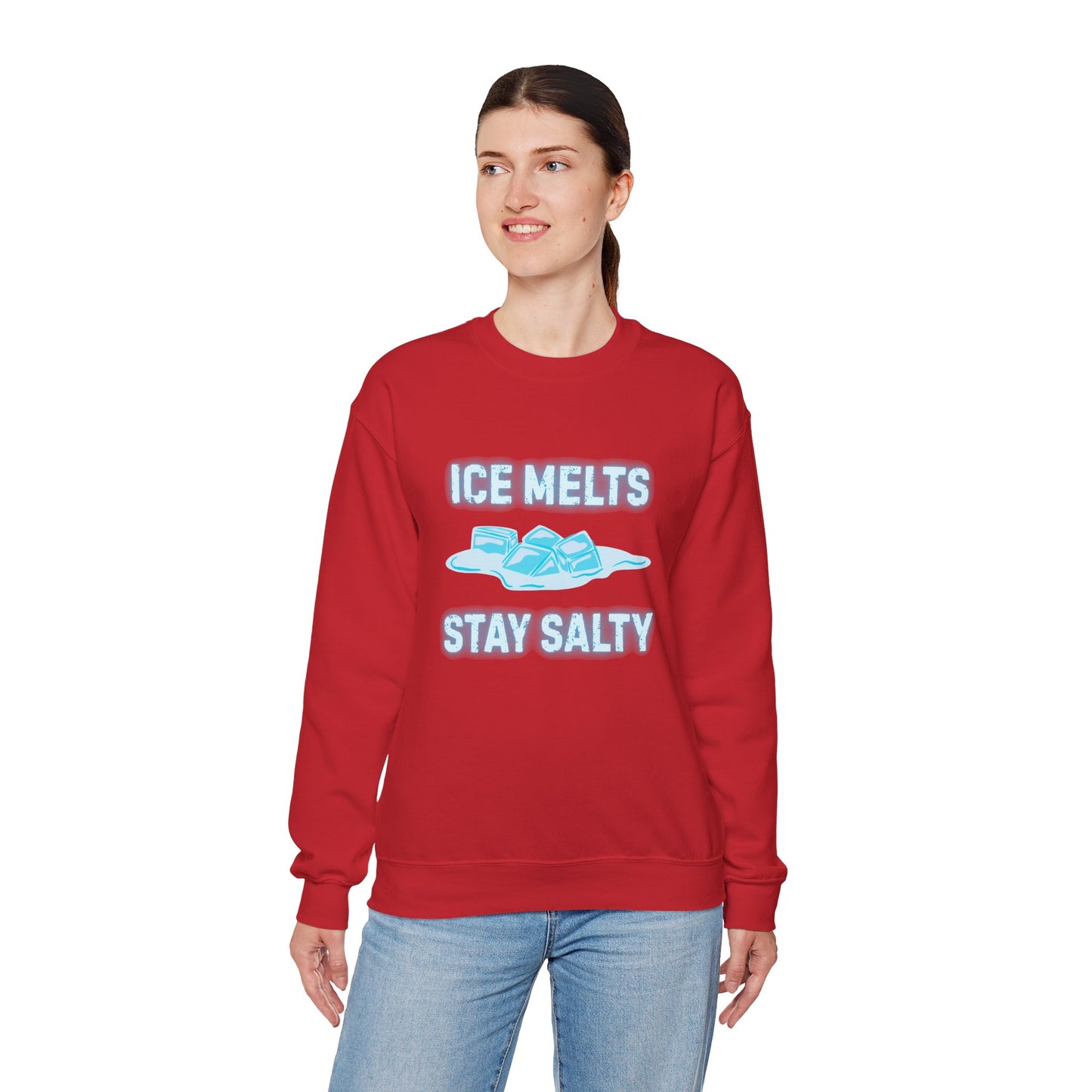Ice Melts Stay Salty Anti ICE Crewneck Sweatshirt