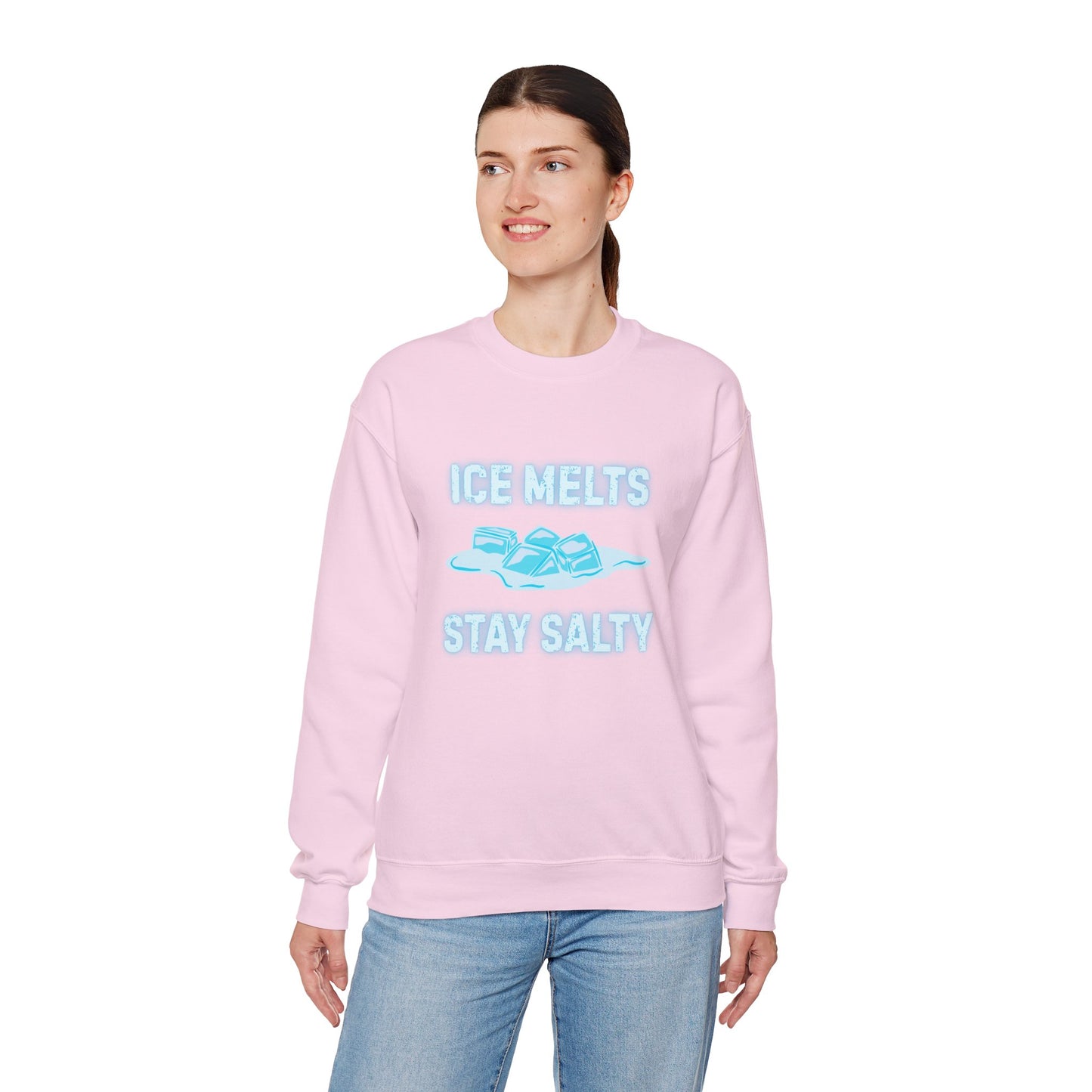 Ice Melts Stay Salty Anti ICE Crewneck Sweatshirt