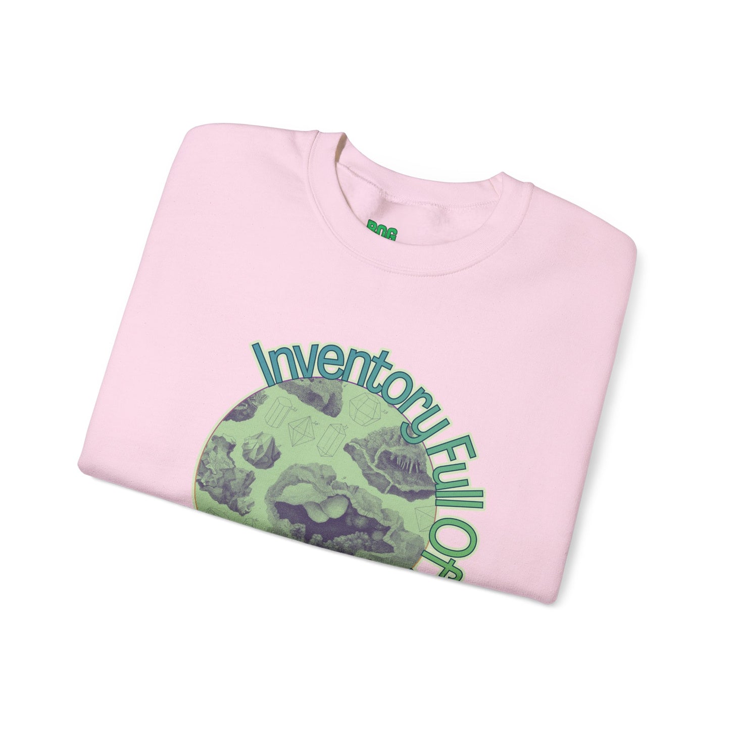 Inventory Full of Rocks Sweatshirt Goblincore DND TTRPG Crewneck