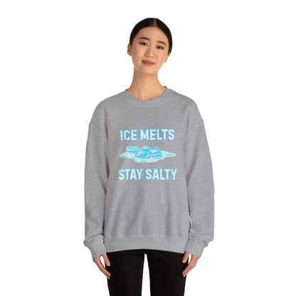 Ice Melts Stay Salty Anti ICE Crewneck Sweatshirt