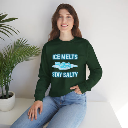 Ice Melts Stay Salty Anti ICE Crewneck Sweatshirt