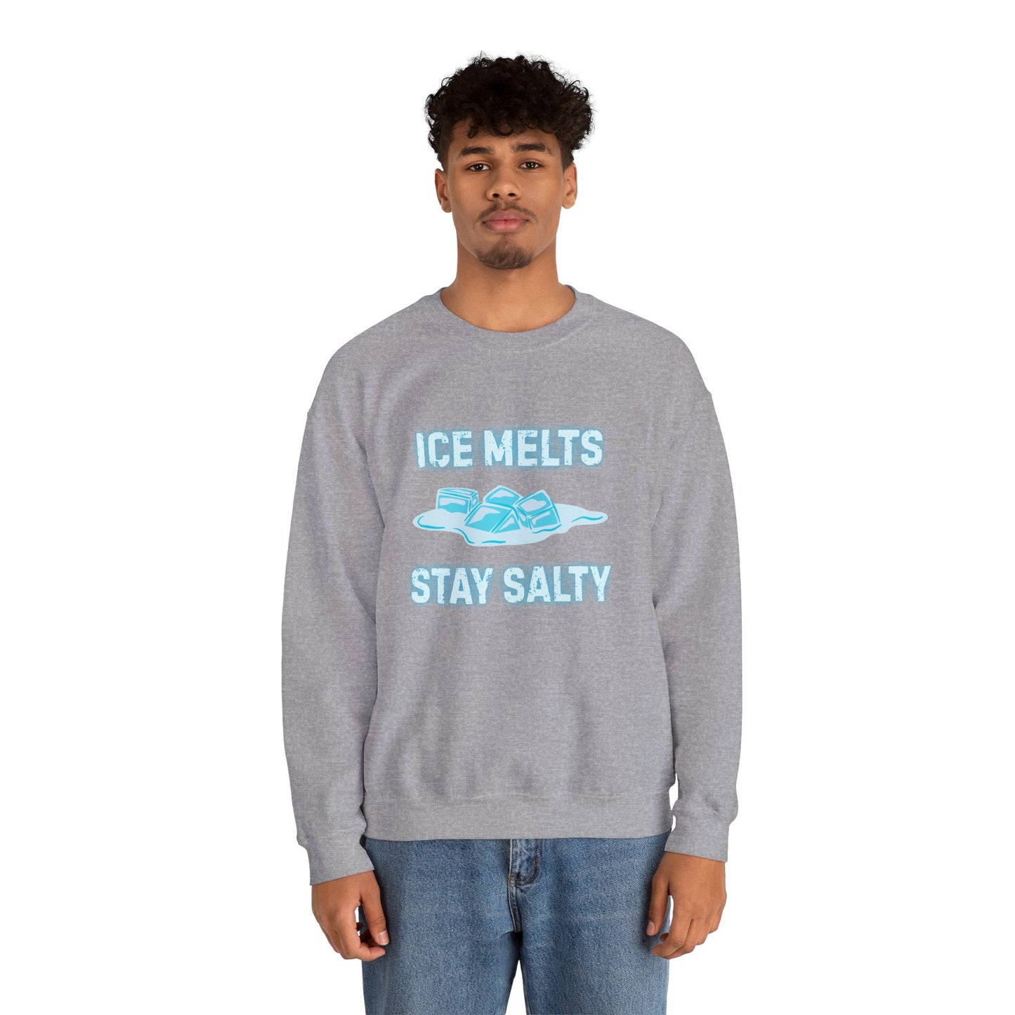 Ice Melts Stay Salty Anti ICE Crewneck Sweatshirt