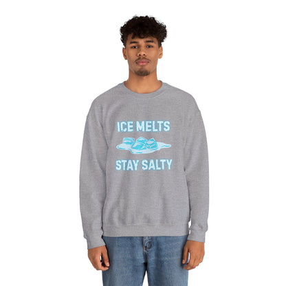 Ice Melts Stay Salty Anti ICE Crewneck Sweatshirt