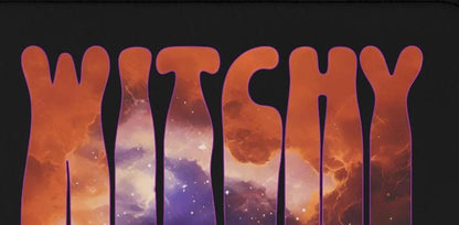 WITCHY cosmos letters Laptop Sleeve celestial witch design