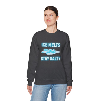 Ice Melts Stay Salty Anti ICE Crewneck Sweatshirt