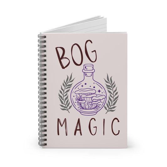 Bog Magic Spiral Notebook Ruled Journal