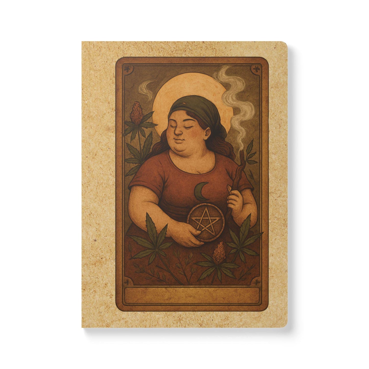 Witchcraft and THC Journal Cannabis Witch Notebook Tarot Grimoire Gift