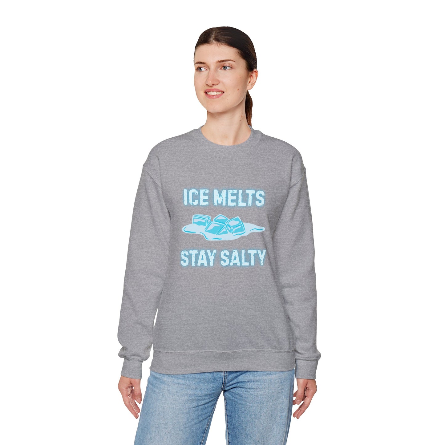 Ice Melts Stay Salty Anti ICE Crewneck Sweatshirt