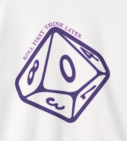Roll First Think Later Dice Goblin Sweatshirt DND Goblincore TTRPG Crewneck