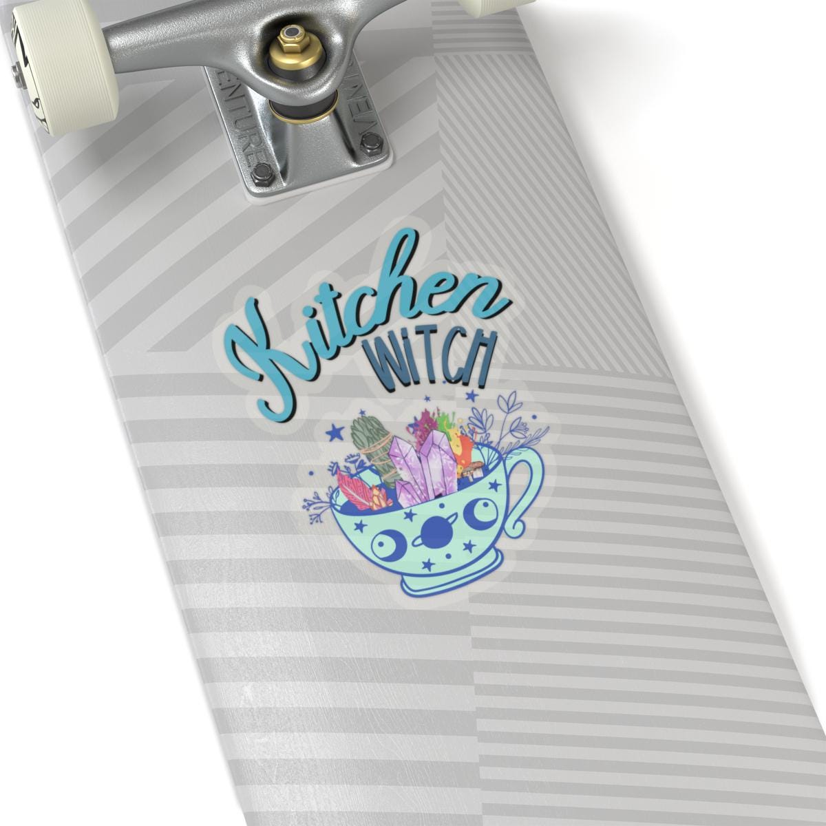 Kitchen Witch Sticker, Witchy Decor, Indoor Use