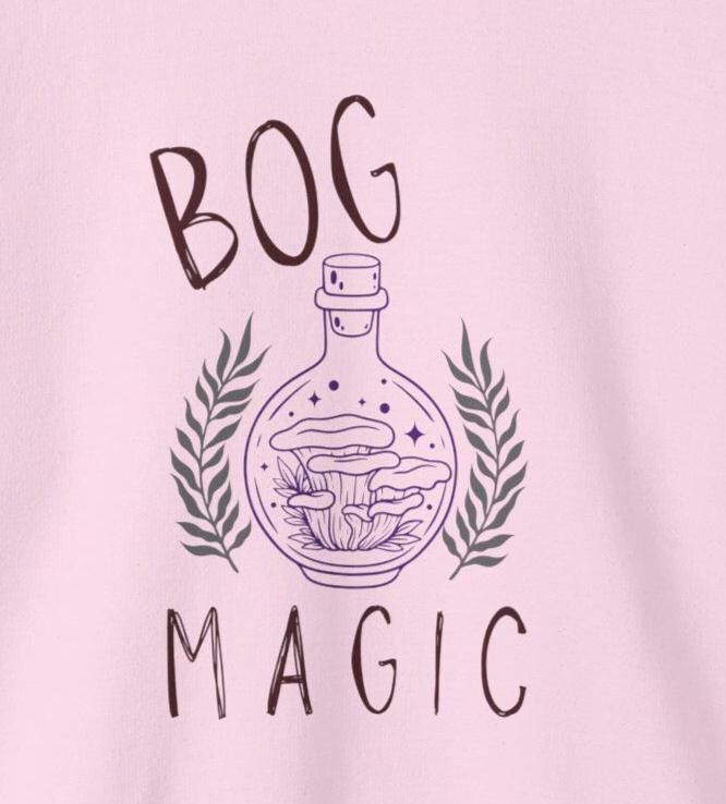 Bog Magic Goblincore Witch Crewneck Sweatshirt