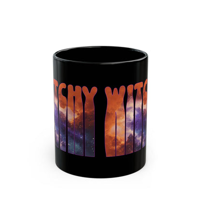 Witchy Galaxy Mug Cosmic Witch Ceramic Coffee Cup Wicca Pagan
