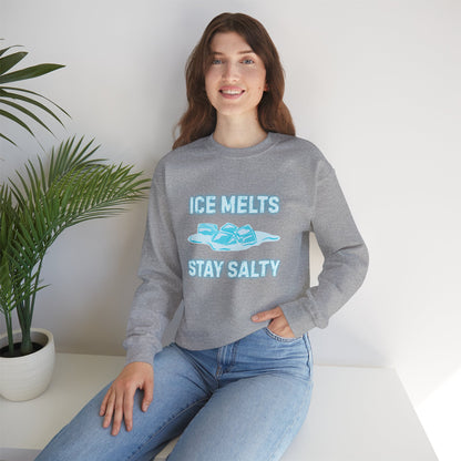Ice Melts Stay Salty Anti ICE Crewneck Sweatshirt