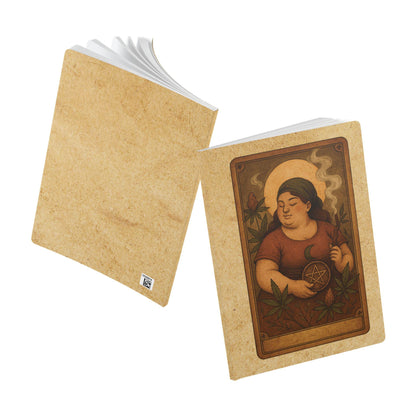 Witchcraft and THC Journal Cannabis Witch Notebook Tarot Grimoire Gift