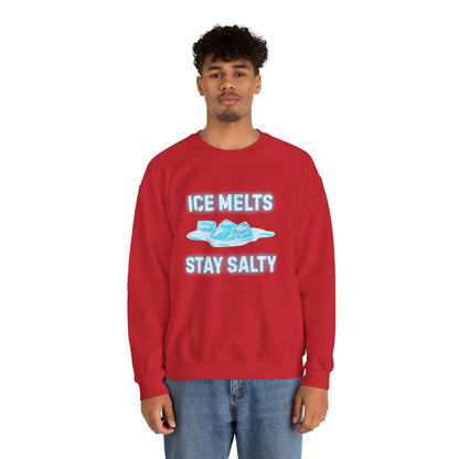 Ice Melts Stay Salty Anti ICE Crewneck Sweatshirt