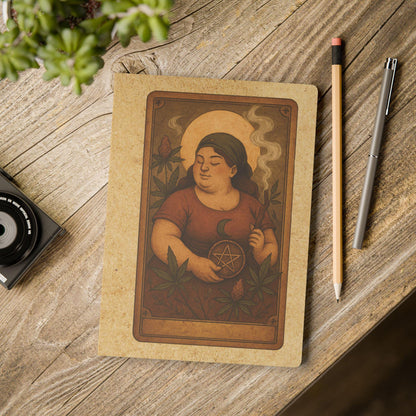 Witchcraft and THC Journal Cannabis Witch Notebook Tarot Grimoire Gift