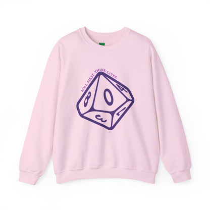 Roll First Think Later Dice Goblin Sweatshirt DND Goblincore TTRPG Crewneck