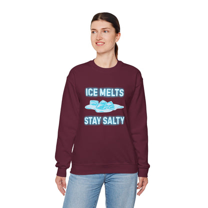 Ice Melts Stay Salty Anti ICE Crewneck Sweatshirt