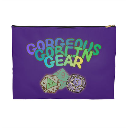 Goblincore Dice Accessory Pouch | Pastel Polyhedral Design