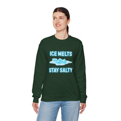 Ice Melts Stay Salty Anti ICE Crewneck Sweatshirt