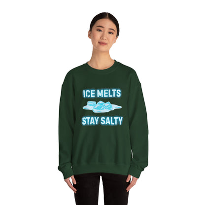 Ice Melts Stay Salty Anti ICE Crewneck Sweatshirt