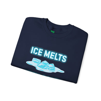 Ice Melts Stay Salty Anti ICE Crewneck Sweatshirt