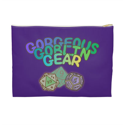 Goblincore Dice Accessory Pouch | Pastel Polyhedral Design