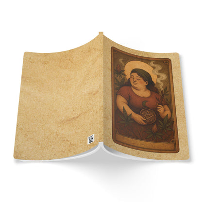 Witchcraft and THC Journal Cannabis Witch Notebook Tarot Grimoire Gift