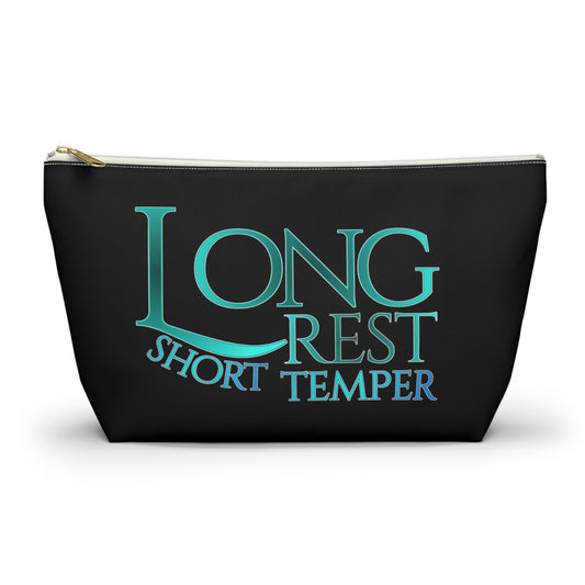 Long Rest Short Temper DND Accessory Pouch