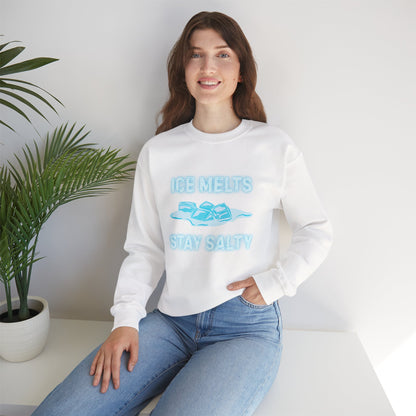 Ice Melts Stay Salty Anti ICE Crewneck Sweatshirt
