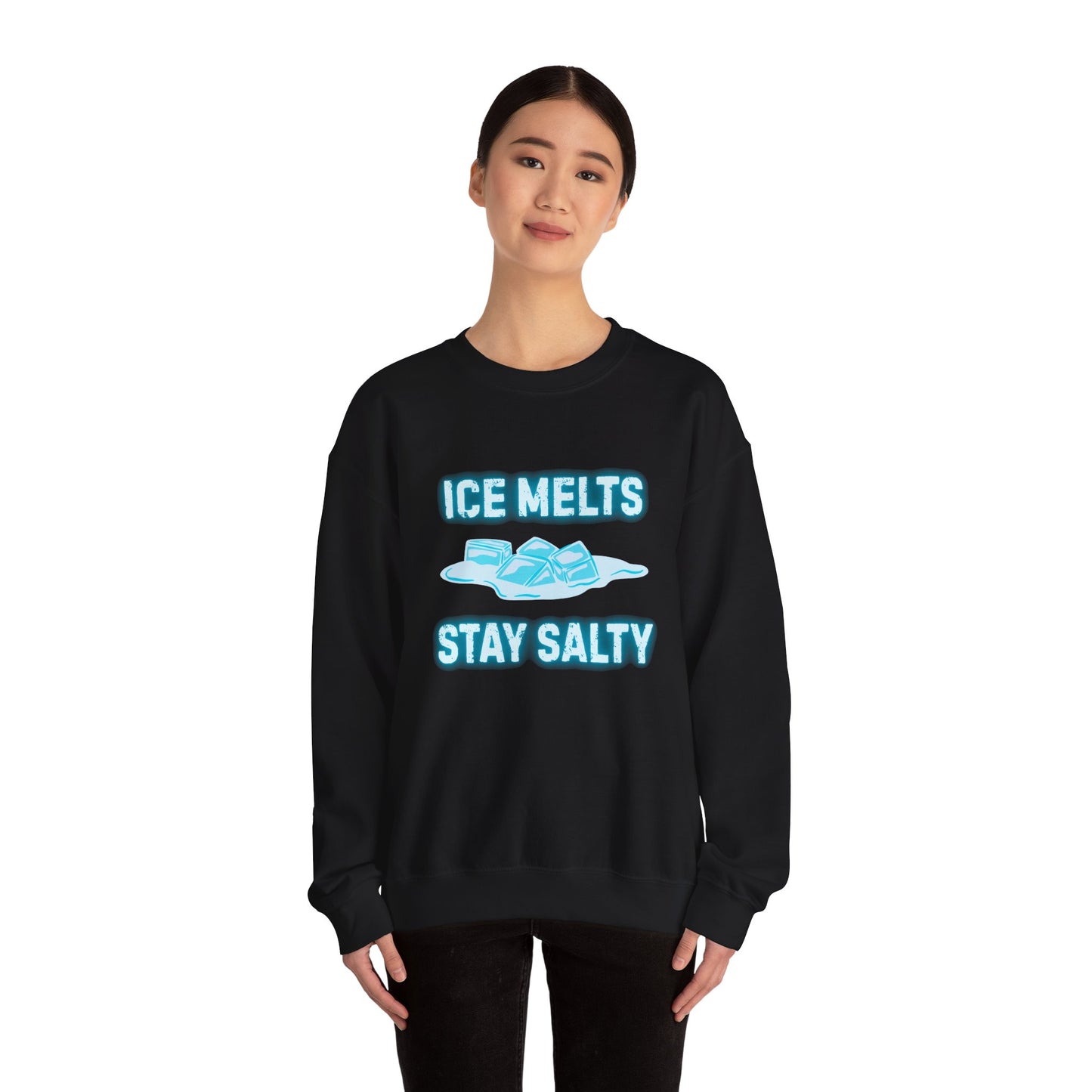Ice Melts Stay Salty Anti ICE Crewneck Sweatshirt