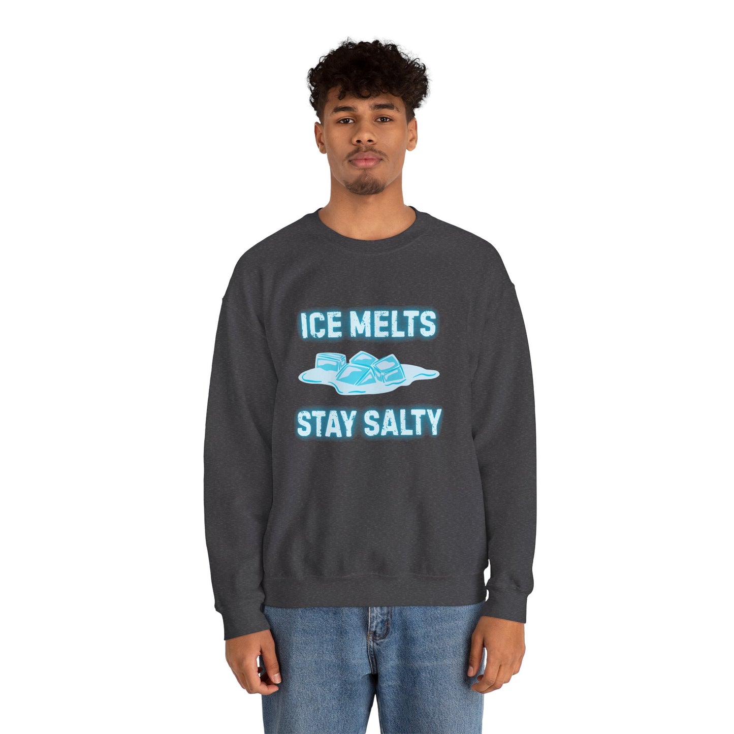Ice Melts Stay Salty Anti ICE Crewneck Sweatshirt