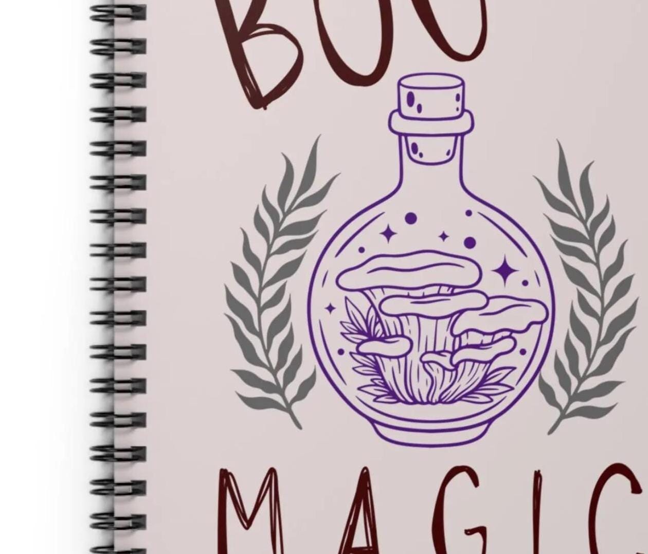 Bog Magic Spiral Notebook Ruled Journal