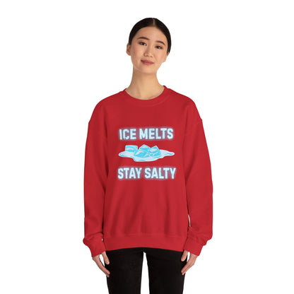 Ice Melts Stay Salty Anti ICE Crewneck Sweatshirt