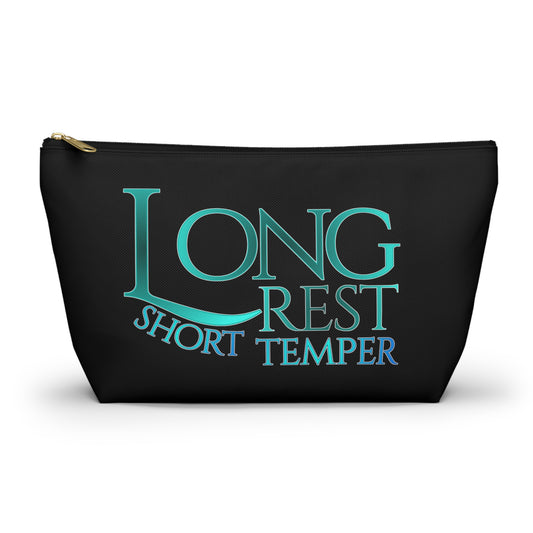 Long Rest Short Temper DND Accessory Pouch