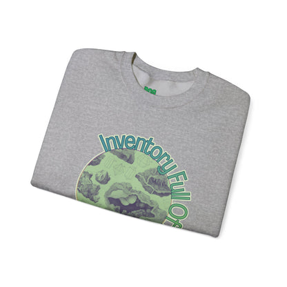 Inventory Full of Rocks Sweatshirt Goblincore DND TTRPG Crewneck