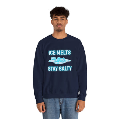 Ice Melts Stay Salty Anti ICE Crewneck Sweatshirt