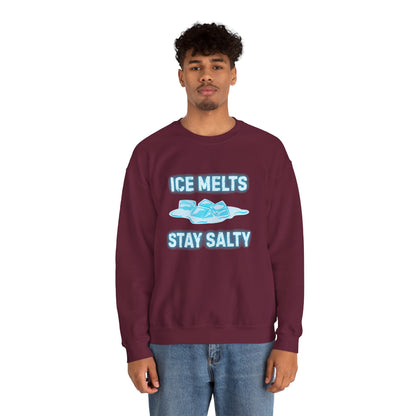 Ice Melts Stay Salty Anti ICE Crewneck Sweatshirt